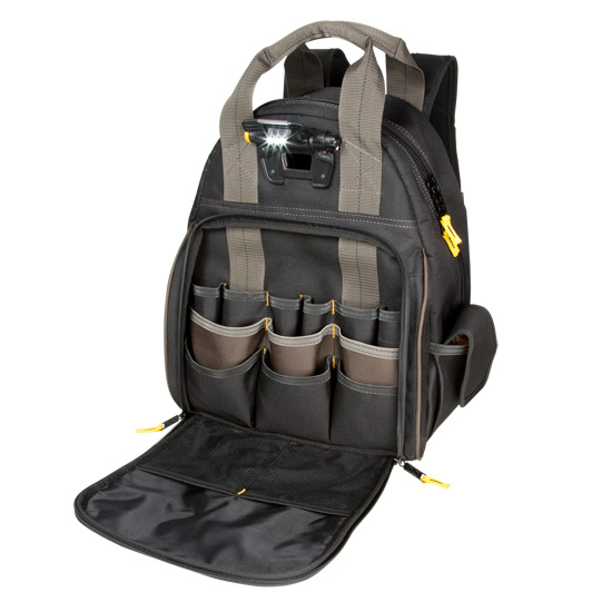 Custom LeatherCraft Tech Gear 53 Black backpack